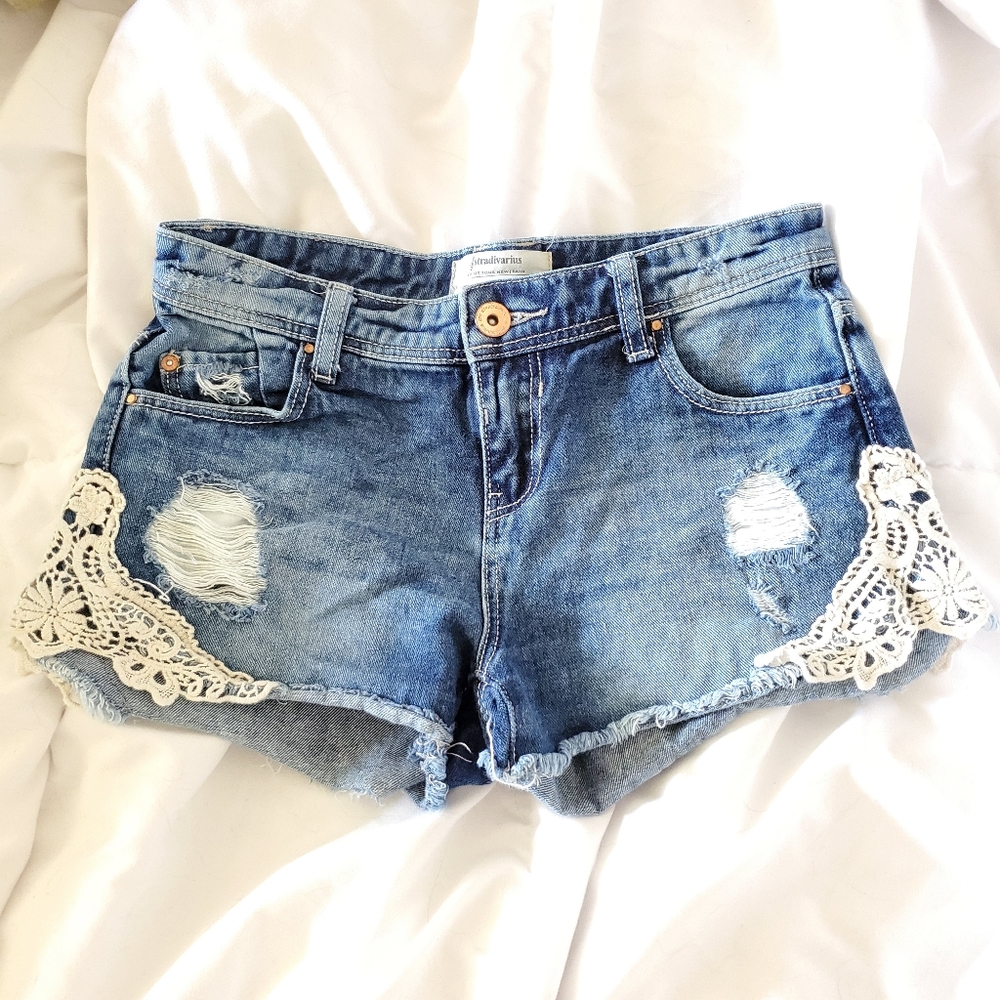 Stradivarius denim shirts